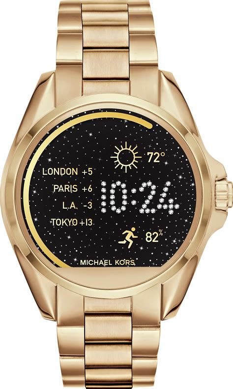 michael kors access bradshaw details|Michael Kors bradshaw smartwatch gold.